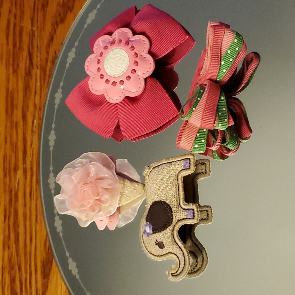Gymboree Hair Clips Lot of 4